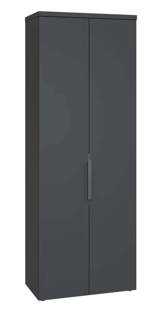 SISR 6 - 81 šatní skříň, 2-dveřová, výsuvné ramínko, 2170x800x400, antracit